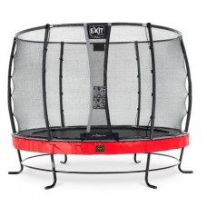 Батут EXIT Elegant Premium 305 cm red з сіткою безпеки Deluxe