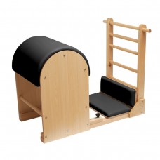 Бочка для пілатесу з дерев'яною основою Elina Pilates ELN 450011 Black