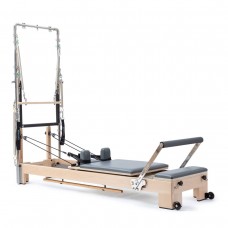 Дерев'яний реформер Elina Pilates Lignum з вежою ELN 300501 Grey