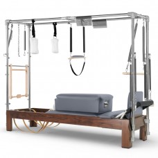 Реформер Elina Pilates Classic Cadillac Reformer Dark Wood ELN 100241 Grey
