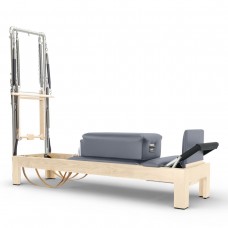 Реформер Elina Pilates 86" Natural Wood Classic з вежею ELN 300116 Grey