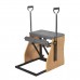 Комбінований стілець зі сталевою основою Elina Pilates ELN 400010 Black