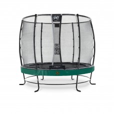 Батут EXIT Elegant Premium 253 cm green з сіткою безпеки Deluxe