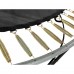 Батут EXIT Elegant Premium 253 cm green з сіткою безпеки Deluxe