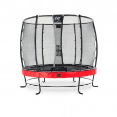 Батут EXIT Elegant Premium 253 cm red з сіткою безпеки Deluxe