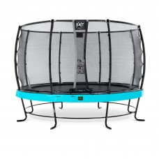 Батут EXIT Elegant Premium 366 cm blue з сіткою безпеки Deluxe для  дітей і дорослих