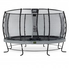 Батут професійний EXIT Elegant Premium 427cm grey, великий для дітей, дорослих на 200 кг