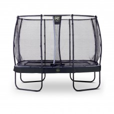 Батут EXIT Elegant Premium прямокутний 214х366 cm black ( великий, для дітей, дорослих, на 200 кг)
