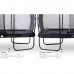 Батут EXIT Elegant Premium прямокутний 214х366 cm black ( великий, для дітей, дорослих, на 200 кг)