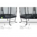 Батут c захисною сіткою EXIT Elegant 253 cm black