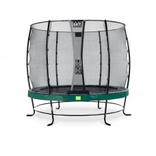 Батут c захисною сіткою EXIT Elegant 253 cm green