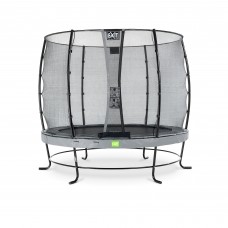 Батут c захисною сіткою EXIT Elegant 253 cm grey