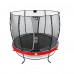 Батут c захисною сіткою EXIT Elegant 253 cm red