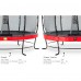 Батут c захисною сіткою EXIT Elegant 253 cm red