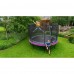 Батут c захисною сіткою EXIT Elegant 253 cm purple
