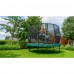 Батут c захисною сіткою EXIT Elegant 305 cm green