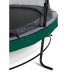 Батут c захисною сіткою EXIT Elegant 305 cm green