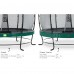 Батут c захисною сіткою EXIT Elegant 305 cm green