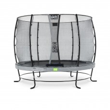 Батут c захисною сіткою EXIT Elegant 305 cm grey