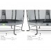 Батут c захисною сіткою EXIT Elegant 305 cm grey