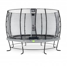 Батут c захисною сіткою EXIT Elegant 366 cm grey