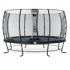 Батут для дорослих і дітей EXIT Elegant 427 cm black з захисною сіткою (Нідерланди)