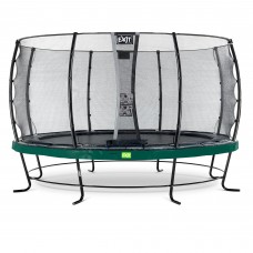 Батут EXIT Elegant Premium 427cm green із захисною сіткою стандарт