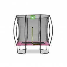 Батут EXIT Silhouette прямокутний 153x214 рожевий