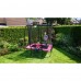 Батут EXIT Silhouette прямокутний 153x214 рожевий