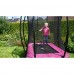 Батут EXIT Silhouette прямокутний 153x214 рожевий