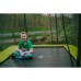 Батут EXIT Silhouette з захисною сіткою прямокутний 214х305см зелений на ніжках