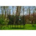 Батут EXIT Silhouette 244х366 см прямокутний чорний ( великий, для дітей і дорослих, на 150 кг)