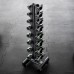 Гантельний ряд HMS CHD 2x1-8кг зі стійкою HMS STR36
