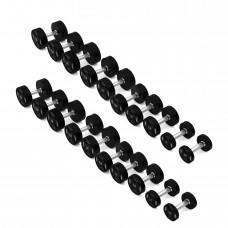 Гантельний ряд для спортзалу 275кг HMS HPC SET (2x2.5-25кг)