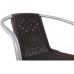 Металеві садові меблі Toscana Summer Basic Silver / Brown 6+1