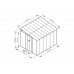 Будинок для інструментів Helsinki 214 x 257 Grey