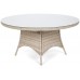 Садові меблі з техноротангу Bristol Round 150 см Beige / Beige Melange 6+1