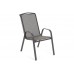 Металеві садові меблі Sevilla 145 см Atlanta Grey / Black Diamond 6+1