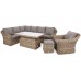Кутовий набір садових меблів Foggia Beige / Beige Melange