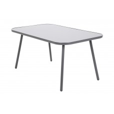 Металевий садовий стіл Casablanca Grey / Black
