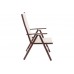 Алюмінієвий садовий стілець Ibiza Basic Brown / Ecru