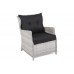 Садові меблі з техноратангу Siena Dinner Grande Light Grey / Grey