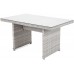 Садові меблі з техноратангу Siena Dinner Grande Light Grey / Grey