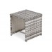 Набір садових шезлонгів Bora Bora Light Grey / Grey Melange з техноротангу зі столиком