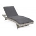 Набір садових шезлонгів Bora Bora Light Grey / Grey Melange з техноротангу зі столиком