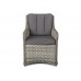 Алюмінієві садові меблі Capri 185 см Silver / Light Grey Dallas Light Grey / Grey 6+1
