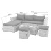 Садовий диван Amalfi Plus Grey / Beige з техноратангу