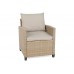 Кутові садові меблі з техноратанга Lagos Beige / Ecru