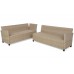 Кутові садові меблі з техноратанга Lagos Beige / Ecru