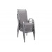 Алюмінієві садові меблі Orlando Silver Sevilla Alu Silver / Grey 10+1